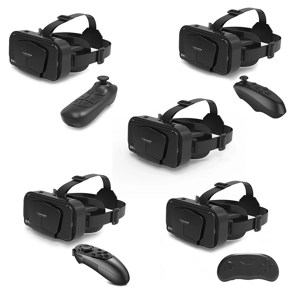 New VR Glasses 360 Degree Panoramic Mobile Phone 3D Virtual Reality Game Helmet for 4.7-7.0 inches Smartphone G10 vr accessories