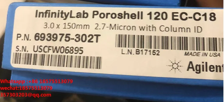 

Для Agilent EC-C18 693975-302T Колонка для жидкой хроматографии 3,0x150 мм мкм