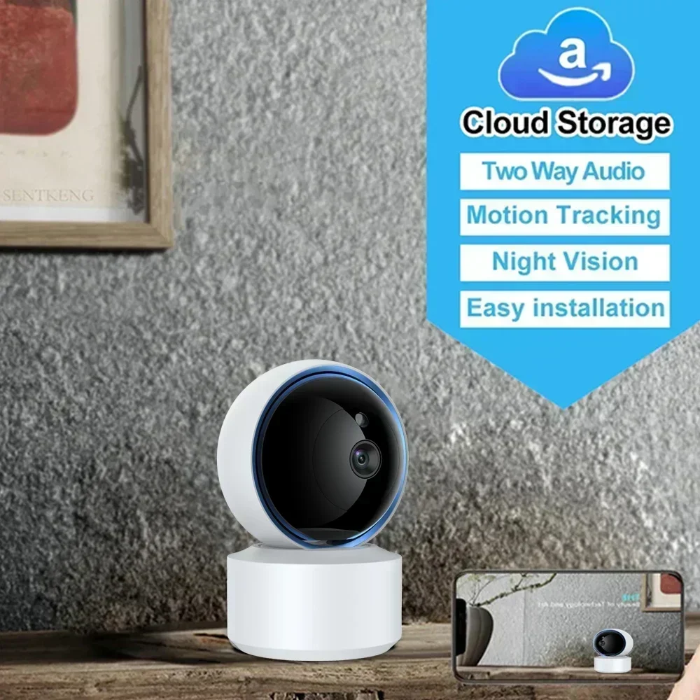 Tuya WIFI PTZ Camera 1080P HD Indoor Baby Monitor Smart Home Night Vision Set Model Security Video Surveillance IP Camera