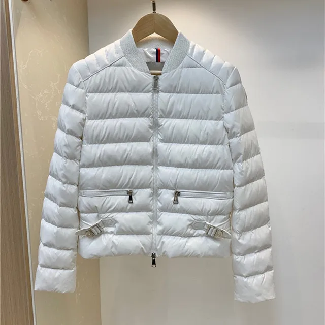 Новинка 2022, женская зимняя куртка, теплая Сверхлегкая портативная короткая куртка, пуховик с круглым вырезом и переменным V-образным вырезом, зимние куртки 1