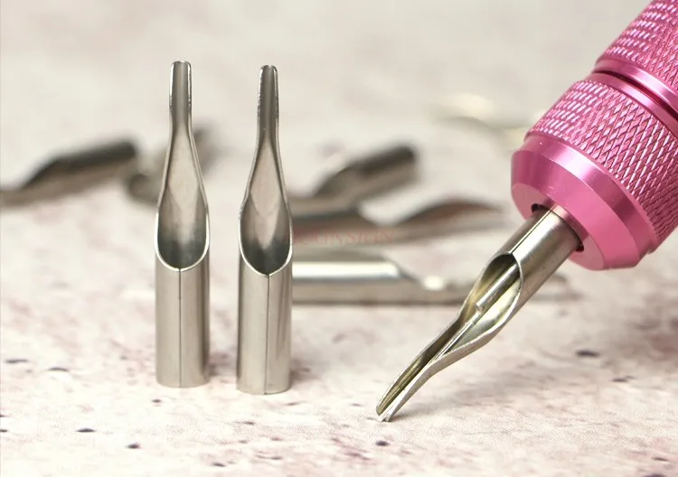 Stainless steel tattoo needle mouth set, non disposable tattoo machine specific auxiliary supplies