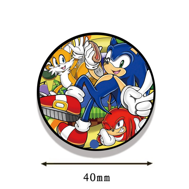 thumbnail image 1 of Soporte para teléfono Mario Bros Sonic The Hedgeho, soporte para teléfono plegable de dibujos animados, soporte portátil de dos pliegues, regalo de cumpleaños, 1 of 5
