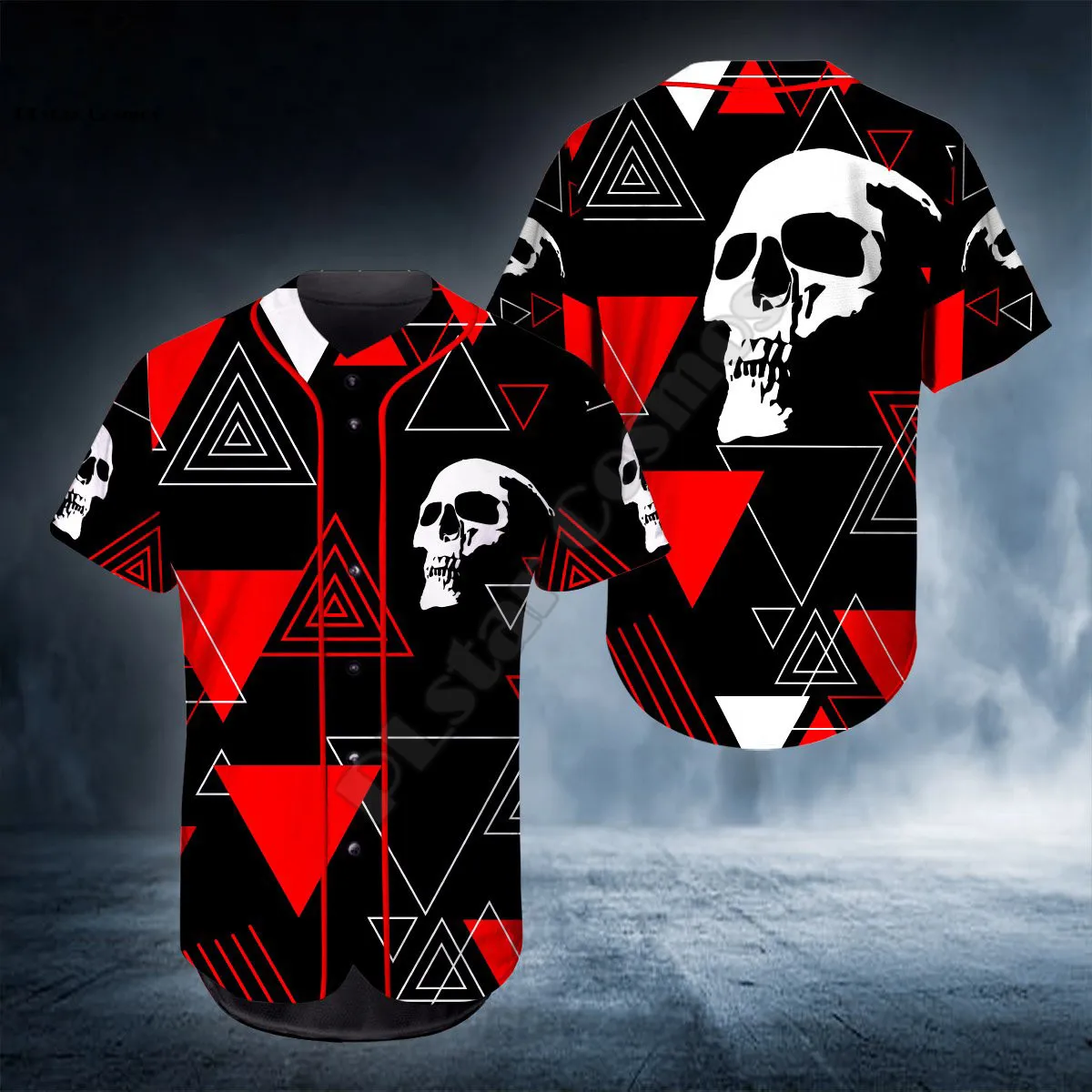 PLstar Cosmos Pray Skull Baseball Jersey Shirt Baseball Shirt 3D All Over Printed Shirts hip hop Tops Love Skull Gift