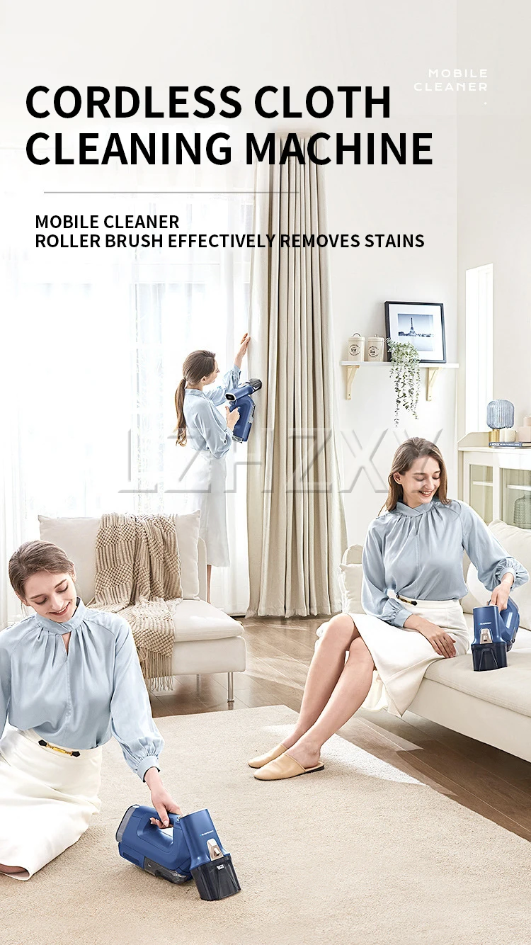 Fabric Cleaning Machine Suction Spray Washing One Small Carpet