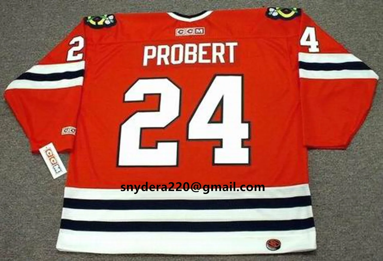 BOB PROBERT Jersey America Retro Ice Hockey All Stitched Jerseys