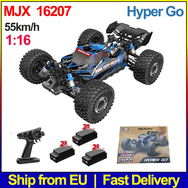 Hyper Go 4WD 70KM/H MJX 16207 16208 1/16 Brushless RC Car Electric High  Speed Off-Road Remote Control Drift Monster Truck - AliExpress