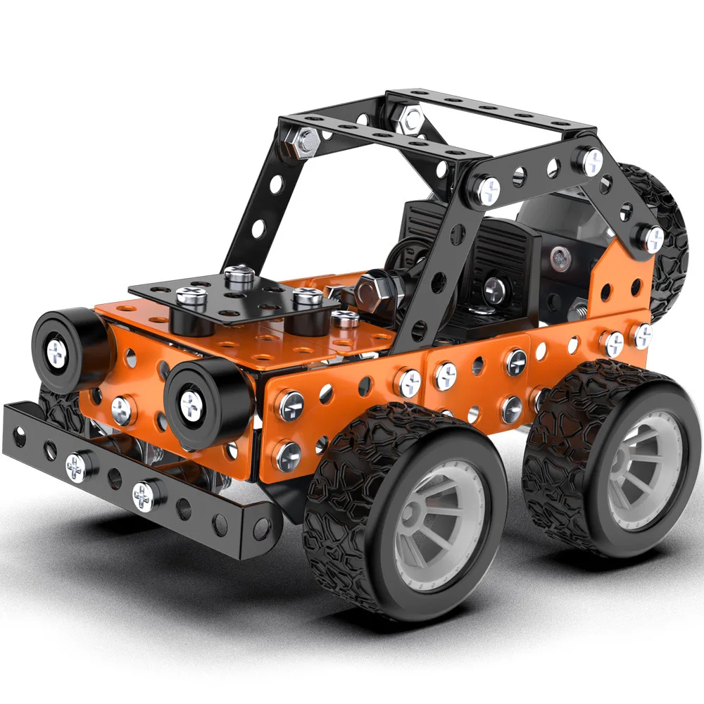 DIY Metal Building Block Assembly Model Off-road Vehicle - Main Image