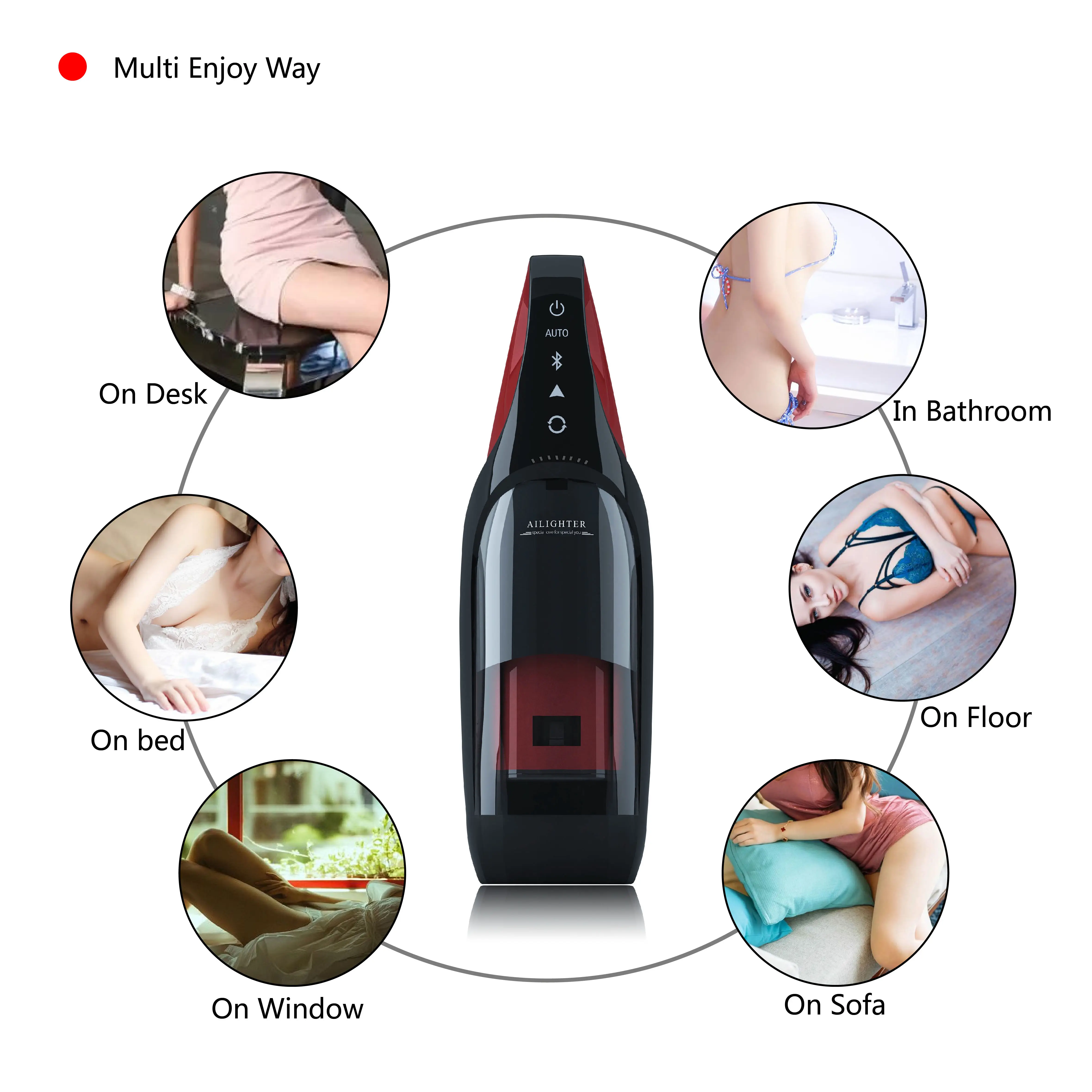 Full smart Bluetooth sensor interactive airplane cup telescopic rotating male masturbator tight suck male sex toy male masturbator male masturbator cup male masturbation aid
