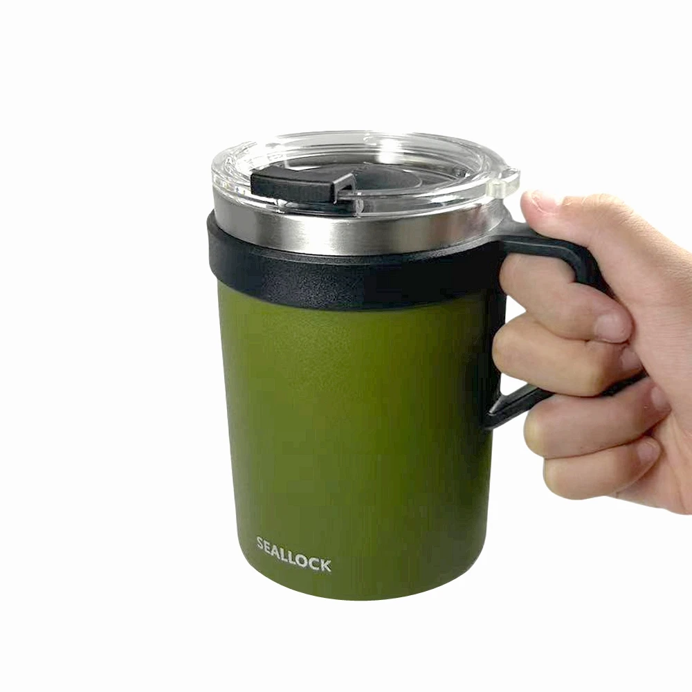 Taza De Café De 550 Ml Con Tapa Con Asa Taza De Café Térmica De
