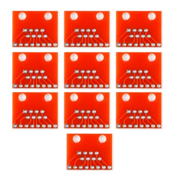 10ชิ้นขั้วต่อโมดูลาร์แบบพกพา/ขั้วต่ออีเทอร์เน็ต RJ45 Breakout BOARD อะแดปเตอร์โมดูลบอร์ด 1