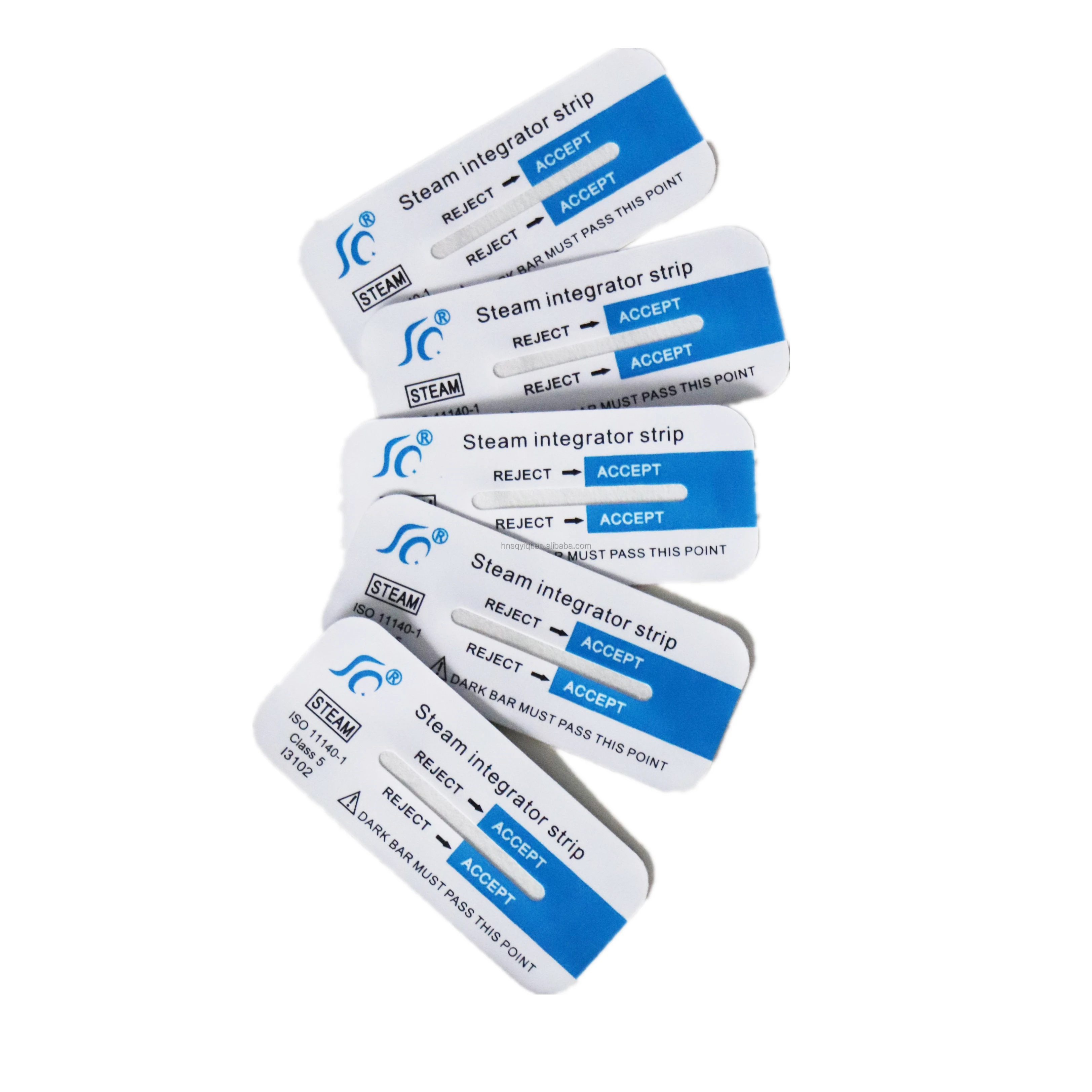 רצועת מחוון כרטיס אוטוקלאב מחוון כימי רצועת משולבת סטריליזציה רפואית צריכה