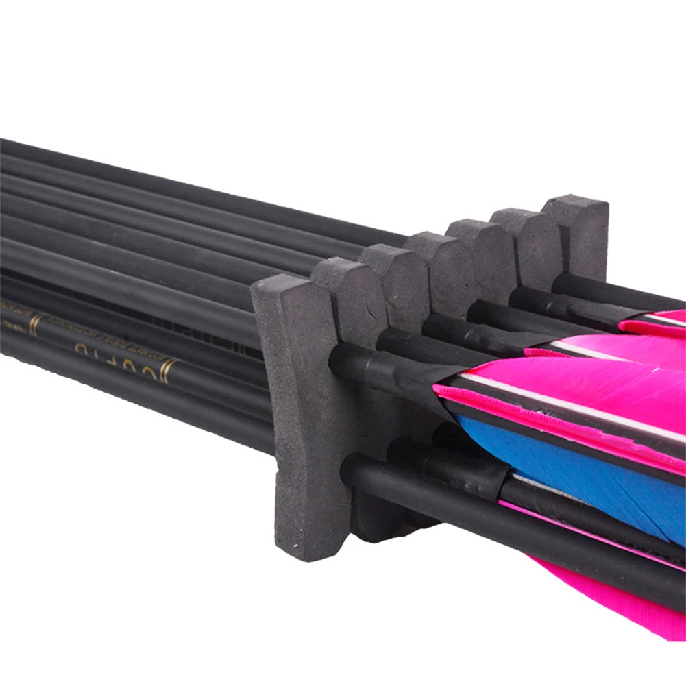 

Portable Arrow Stands Split Arrow Bag 10 Pack 9 X 6.5 X 1cm Archery Arrows Arrow Quiver Arrow Rack For Bow Arrows