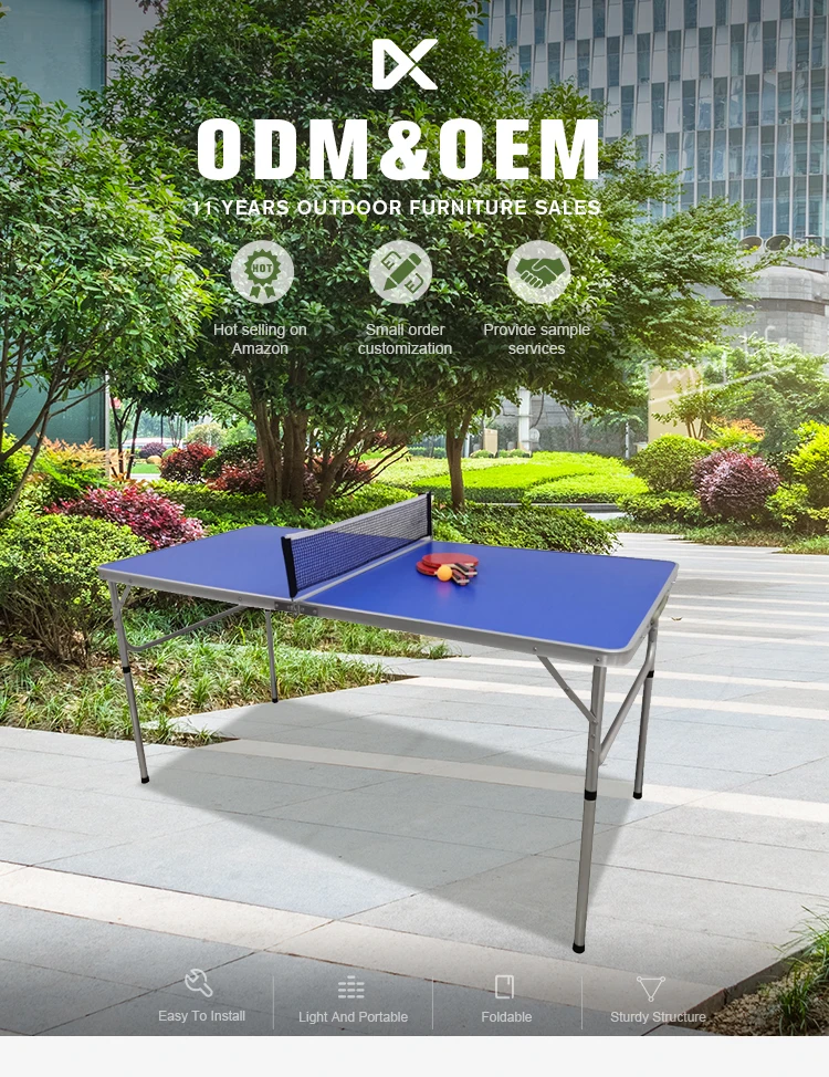 Hot Sale Mini Table Tennis Small Pingpong Table for Children Adult