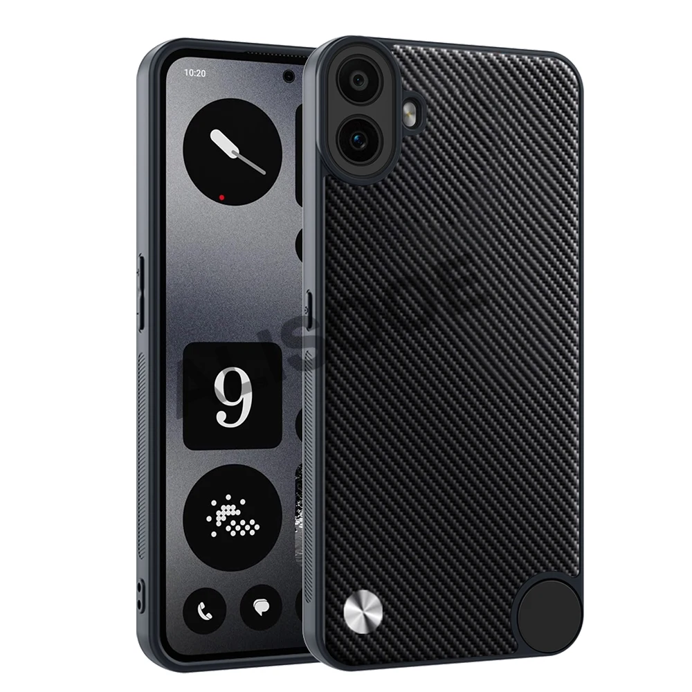 Luxury Shockproof PU-Leather Fiber Texture Phone Case Cover