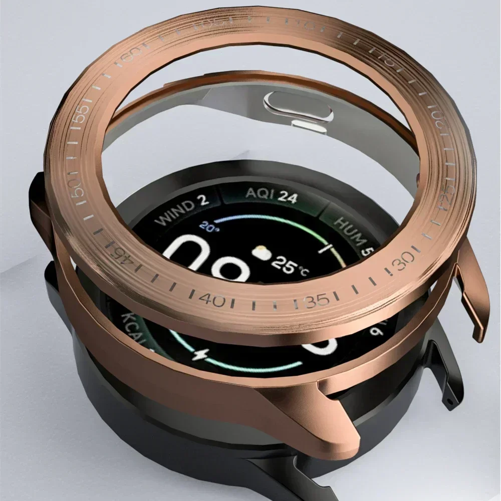 Premium Electroplated Hollow PC Protector Shell with Bezel