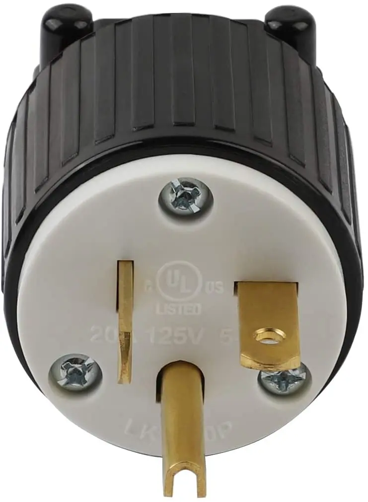 ̱ 3   AC ÷, UL Nema 5-20P 3  ƮƮ T-̵ DIY Rewirable AC ÷, 20A 125V ̱ 3Pin AC Ŀ,