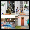 VATOS Mini Basketball Hoop Shooting Game Set Toy Electronic Score Board Auto Sound Light For Kids Teens Adults Indoor Games 2
