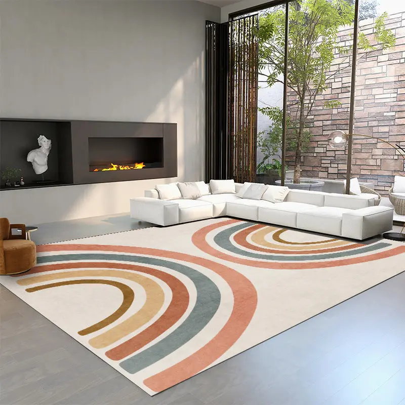 Nordic Style Living Room Sofa Large Area Covered with Carpet Bedroom Decor Porch Floor Mat Home Textile Decoration Soft Doormat