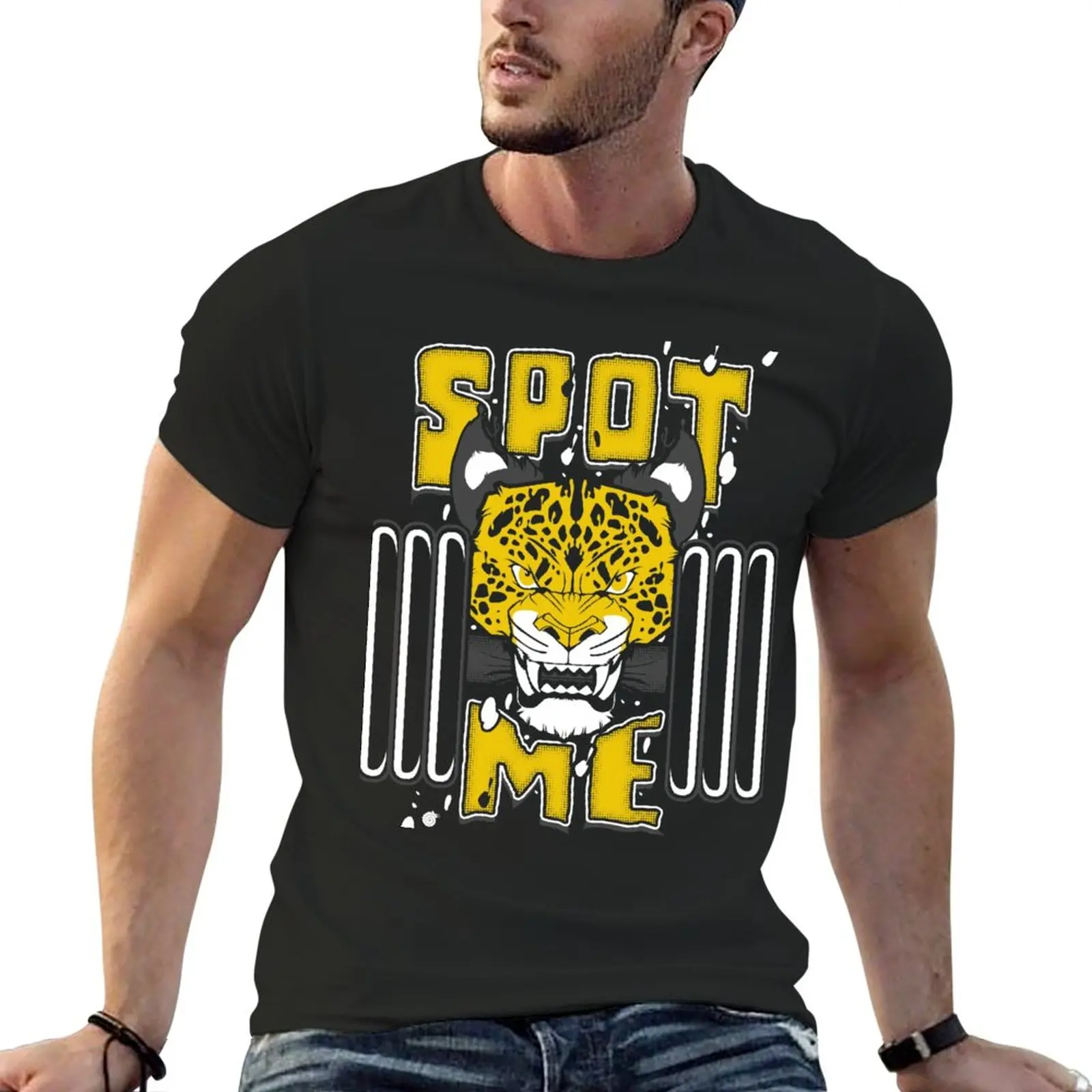 

Spot Me - Yellow T-Shirt man clothes tees heavyweight t shirts plus size t shirts designer t shirt men