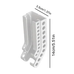 Compact Battery Organizer and Dispenser (WHITE)