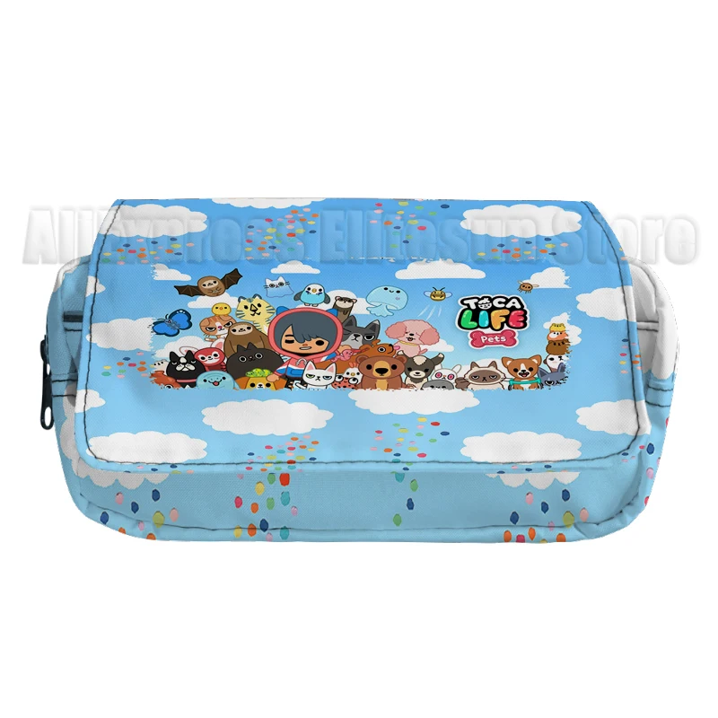 Toca Life World Pencil Case Toca Game School Pencil Box Gift Boys Girls Pencil Bag School Supplies Stationery 6