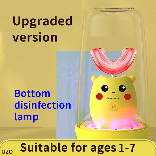 Children Electric Toothbrush Smart Kids Teeth Toothbrush Cartoon Pattern Toddler Toothbrush 360 Degree XaoMi U brush Gift
