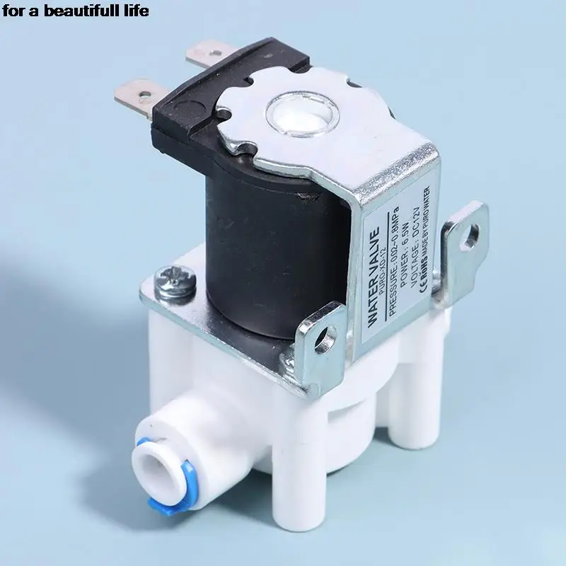 

New 1PC Inlet Solenoid Valve 12V/24V Pure Water Machine, Water Purifier, Reverse Osmosis 2-point Quick Connect Valve Switch