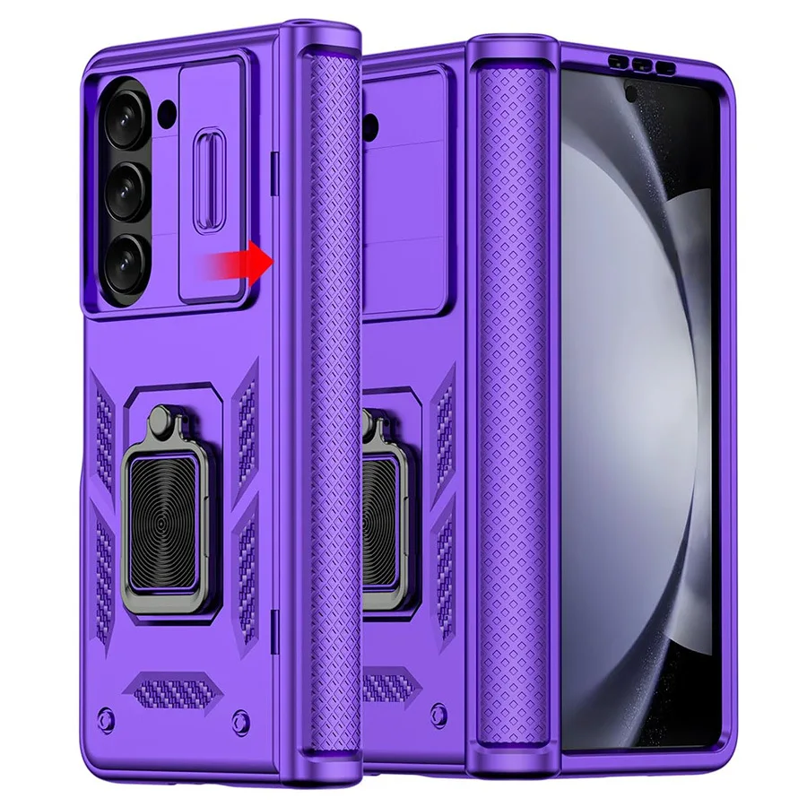 Per Samsung Fold5 Custodia Per Cerniera Con Protezione Anticaduta Per Samsung Galaxy Z Fold5 Fold5 Zfold5 Custodia Per Cavalletto Con Anello Coque
