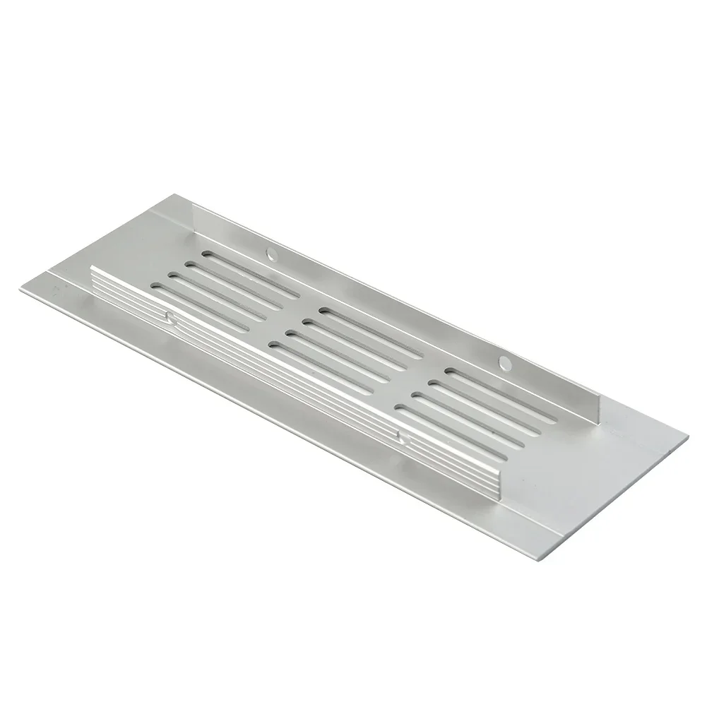 Air Vent Ventilation Grille Grille Cover Multi-size Rectangular Replacement Shoe Cabinets Silver Spare Parts Waterproof