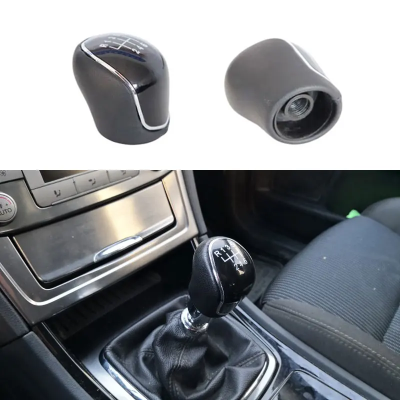 

5 6 Speed Manual Gear Shift Knob Stick Lever For Ford Mondeo Mk3 Mk4 IV 4 Focus Mk2 Mk3 III S-Max C-Max Kuga Galaxy Mk2 Mk3