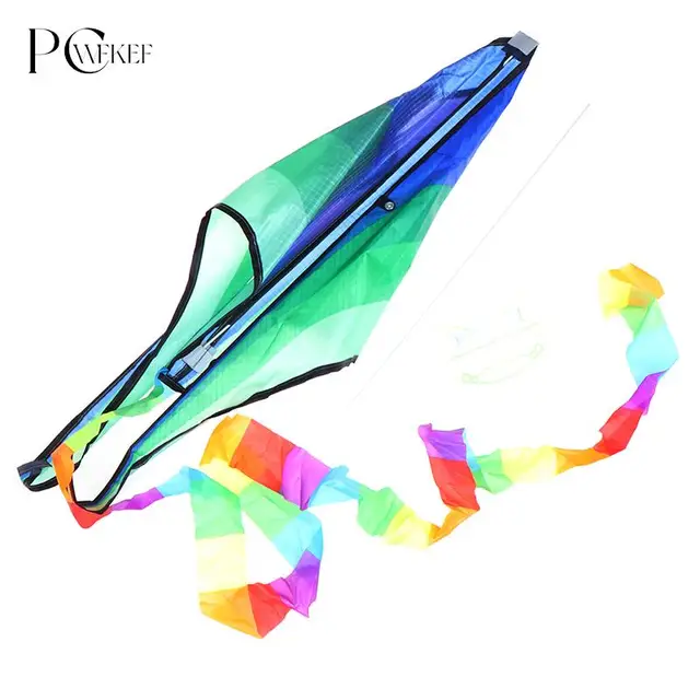 High Quality Large Delta Kites Tails With Handle Outdoor Toys For Kids Kites Nylon Ripstop Albatross Kite Factory 2