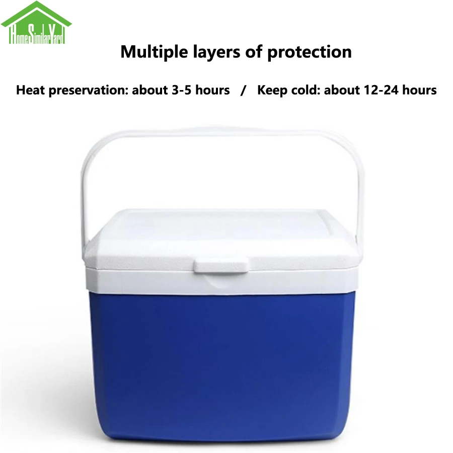 Boîte Isotherme Camping 6L/9L - Coffre Glacière Portable Pour Pique-nique, Barbecue Et Plage - Isolation 4-8h, Froid 12-24h