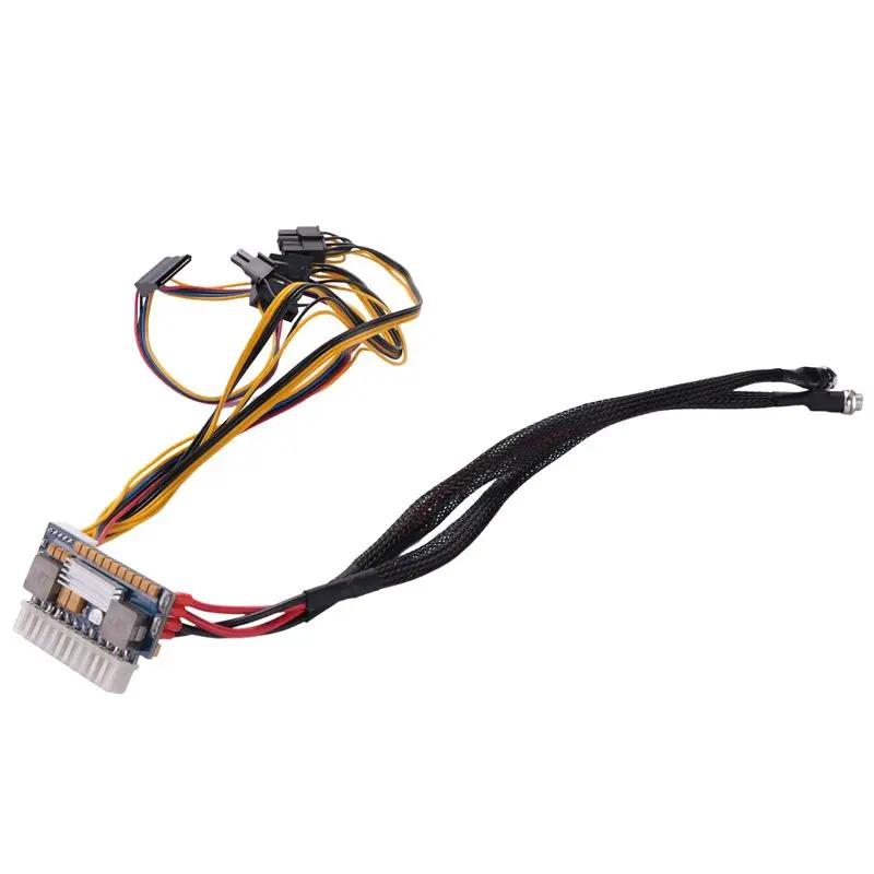 뛰어난 2X 450W 24핀 12V DC 입력, 최대 450W 출력, Realan 미니 ITX 피코 PSU DC ATX PC 스위치 DC-DC ATX 파워 서플라이