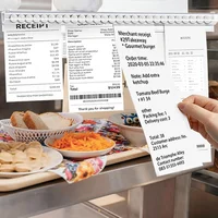 30cm-150cm Kitchen Takeaway Order Organizer Ticket Holder PVC Takeout Orders & Restaurant Tickets Rack for Office Cafes Pubs 2