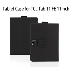 Premium Shockproof 11 - Inch Tablet Protective Case with Kickstand Function, PU Leather (Black)