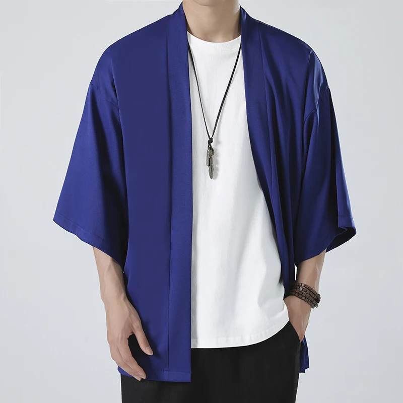 Crane Embroidery Haori Kimono Harajuku Japanese Style Plus Size Men Samurai Costume Yukata Asian Clothes Cardigan Women Jacket Crane Embroidery Haori Kimono Harajuku Japanese Style Plus Size Men Samurai Costume Yukata Asian Clothes Cardigan Women Jacket