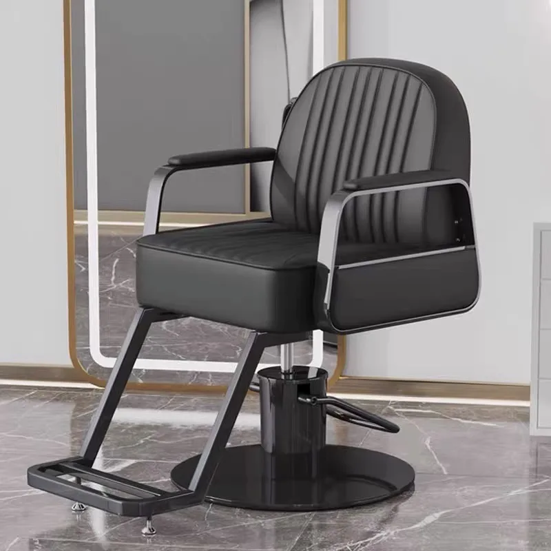 Barbershop Working Cosmetic Barber Chairs Lash Rotating Simple Barber Chairs Manicure Chaise Coiffure Salon Furniture YQ50BC