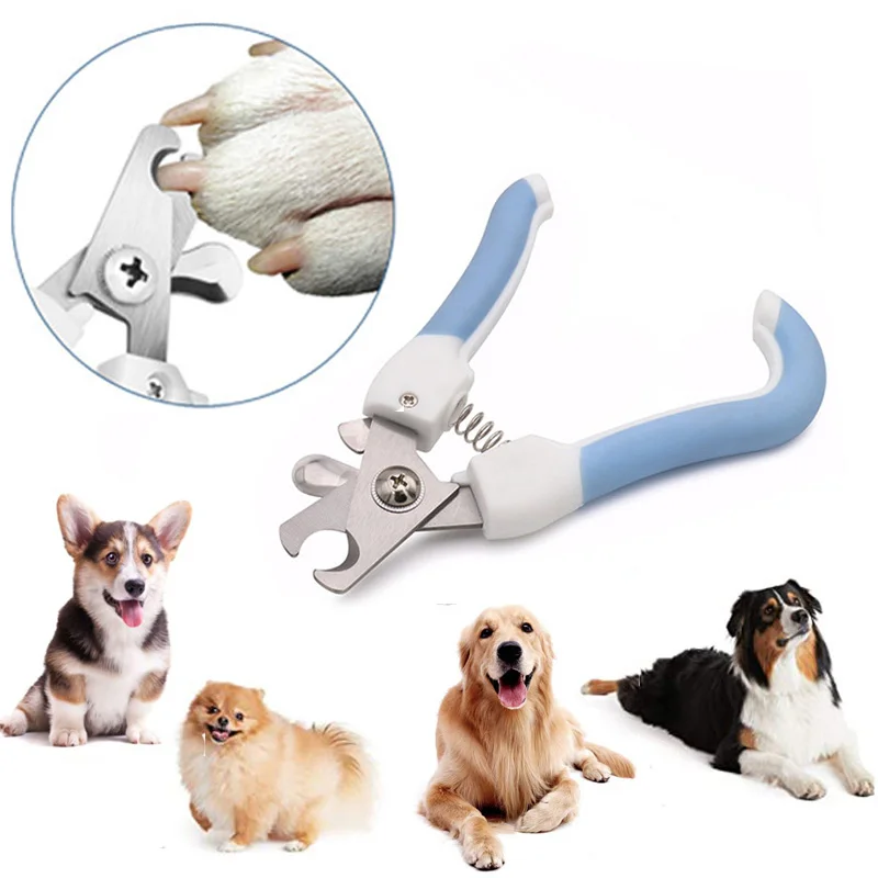 Professional Pet Nail Clipper Stainless Steel Dog Cat Nail Trimmer