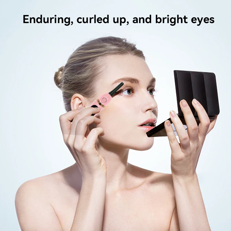 Electric Eyelash Curler Portable Eyelash Curling Device Quick Natural Curler Safe Long Lasting Make up Tool 2025, eyelash curler
