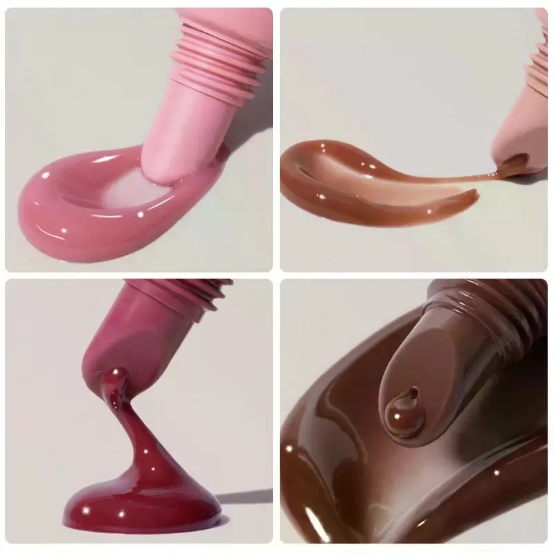Lip Gloss New Soft Tube Mirror Lip Gloss Oil Nude Brown Plumping Lip Gloss Moisturising Transparent Lipgloss Beauty Cosmetics Makeup lip gloss,lip makeup,lip glaze,lip tint,lip oil,lip stain,lip lacquer,lip plumper