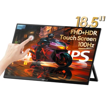 ZEUSLAP 18.5" 100Hz Touch Portable Monitor 1