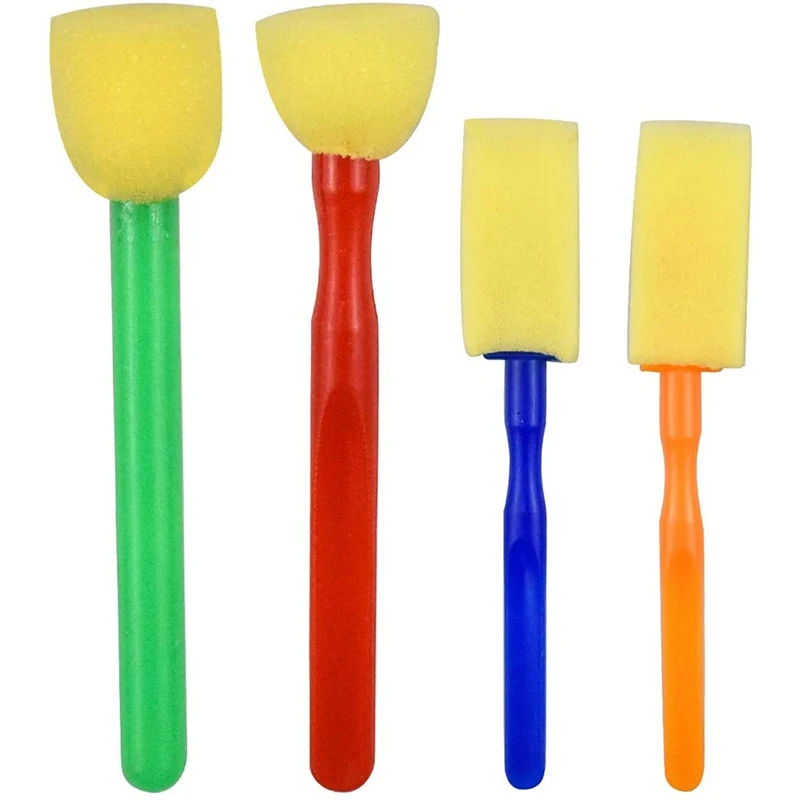

30PCS Colorful Artist Paint Brush Set,Childrens Kids Paint Brushes Starter Set For Watercolor,Paint Brushes Drawing Tool