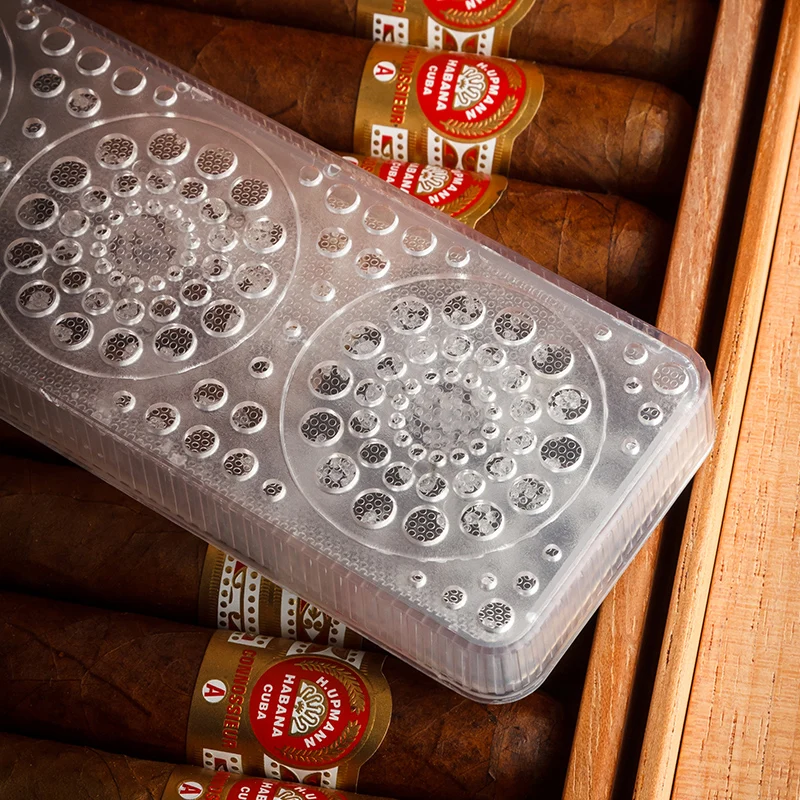 1PcCigarHumidorHumidifierTransparentRectangleCrystalGelMoisture