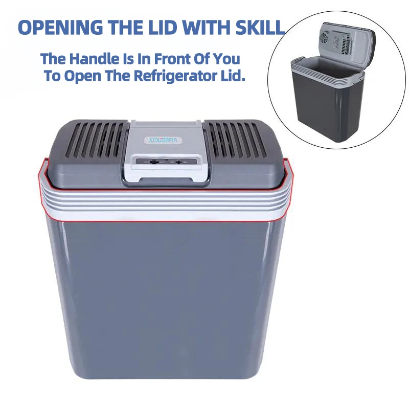 12V 220V Car Refrigerator Fridge Freezer Cooler Warmer Dual Use Portable Refrigerator for Camping Truck RV