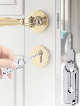 Stainless Steel Key Decoder Precision Tool O-ring Pickup Kit Hook Tool Maintenance Repair Kit 4