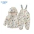 HONEYKING Children’s Clothing Sets Raincoat Suit Baby Waterproof Overalls Pants Girls Jumpsuit For Kids Jacket And Trousers Set