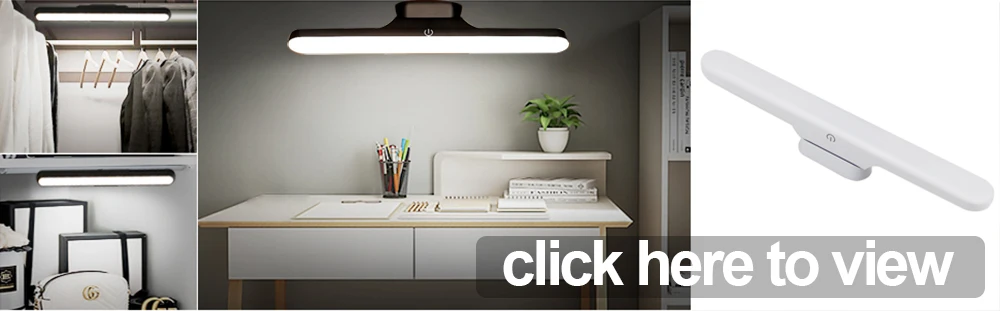 Desk Lamp USB LED Light Computer Table Lamp Magnetic Office Study Reading Stand Light Rechargeable For Bedroom