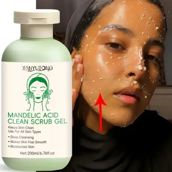 Face Exfoliating Gel Deep Cleansing Pores,Remove Dead Skin Purify Gentle Exfoliate Oil Control Moisturizing Face Scrub Skin Care