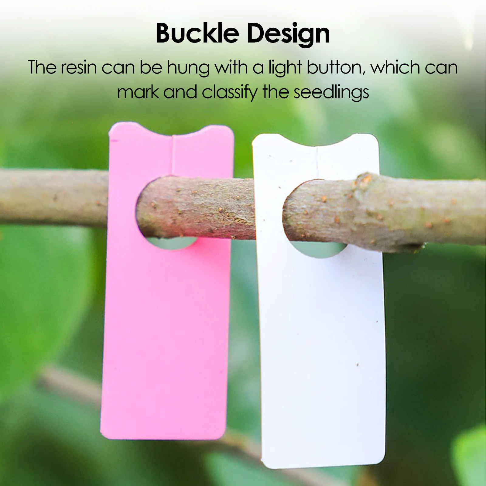 100Pcs Garden Plant Labels Plastic Plant Tags Nursery Markers Flower