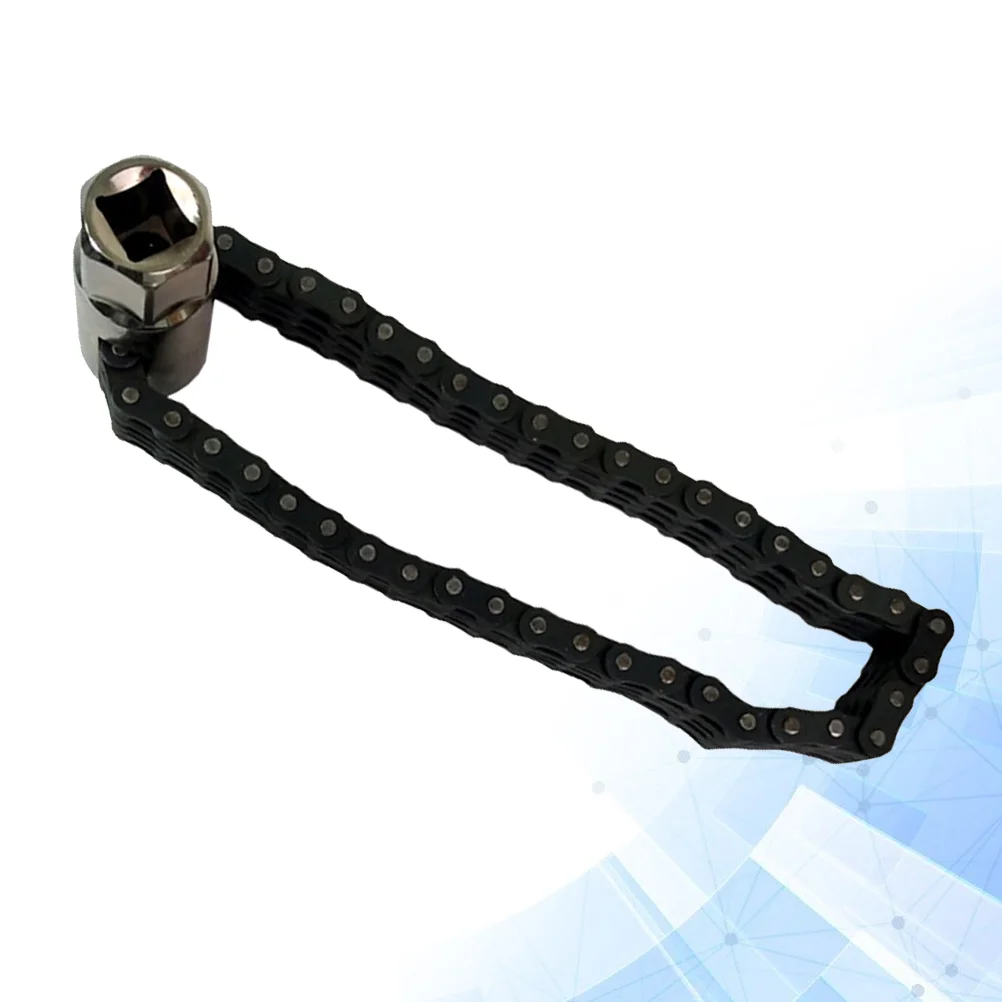 

44 Sections Oil Filter Spanner L Shape Double Chain Disassemble Auto Car Oil Filter Wrench Removal Tool